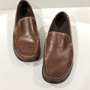 Cole Haan Brown Leather Slip-On Loafers - Men’s Size 9M